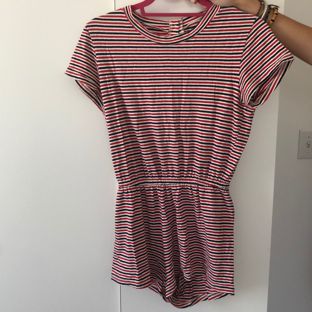 striped romper